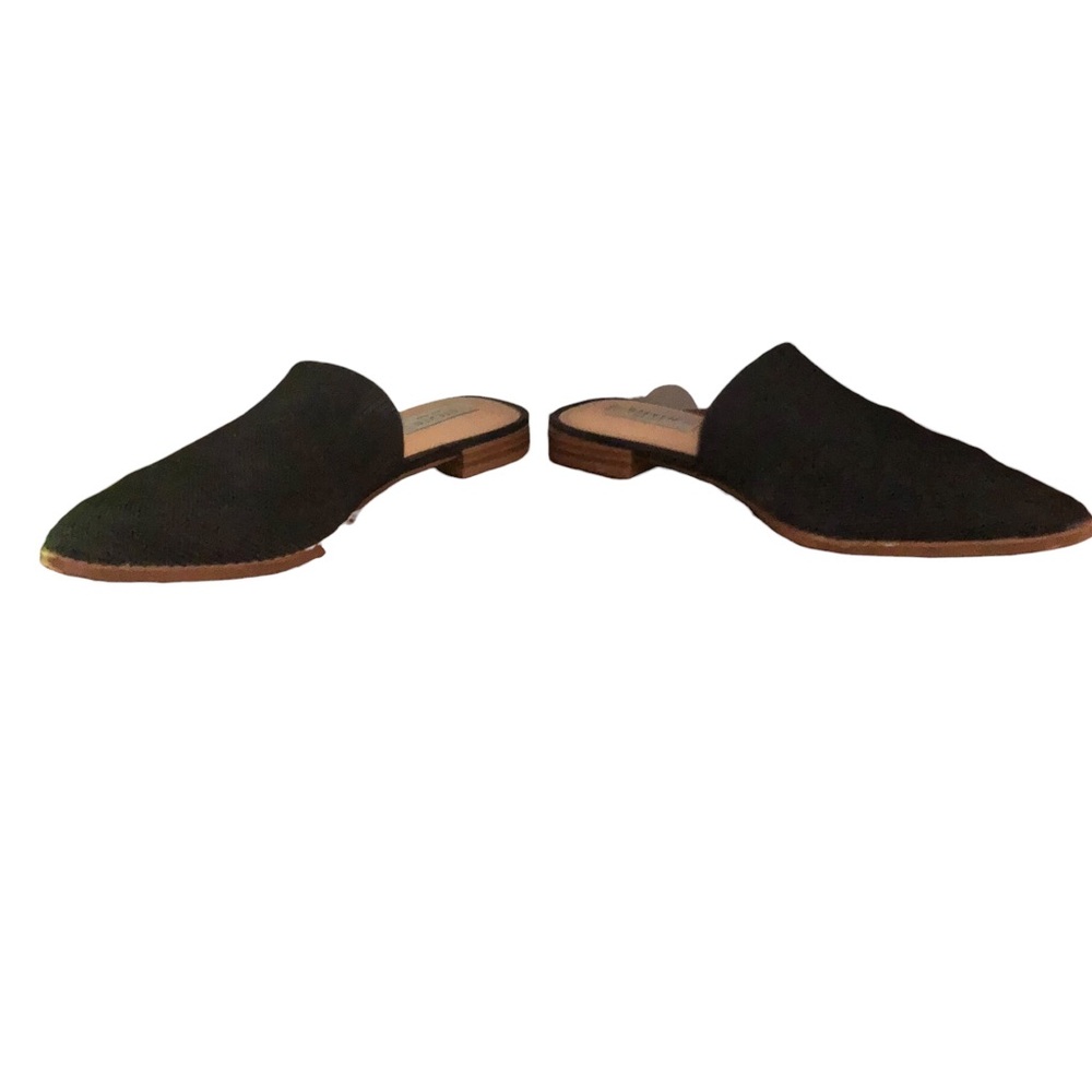 Steven New York Black Textured Mules with Sleek Design - Picture 3 of 6